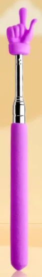 Retractable Stainless Steel Teacher Pointer for Classroom