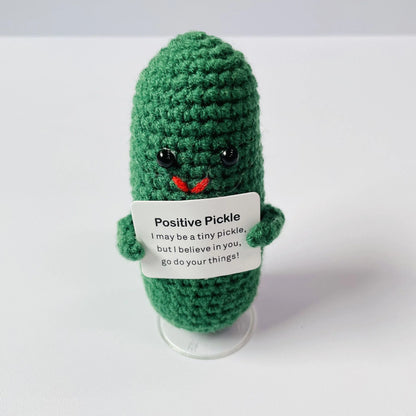 Handmade Wool Crocheted Funny Expression Bag Pendant