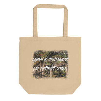 Laugh Is Contagious Forest Organic Tote Bag-1