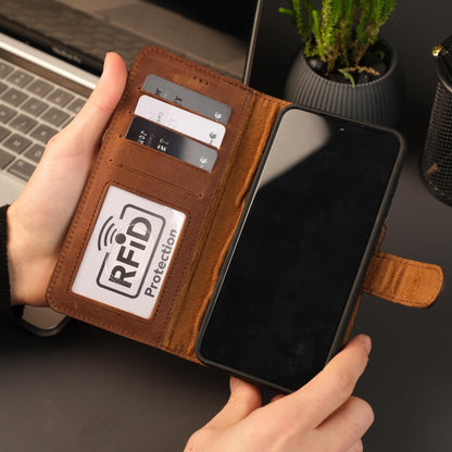 Leather Samsung Galaxy S25 Plus Wallet Case | Buffalo-2