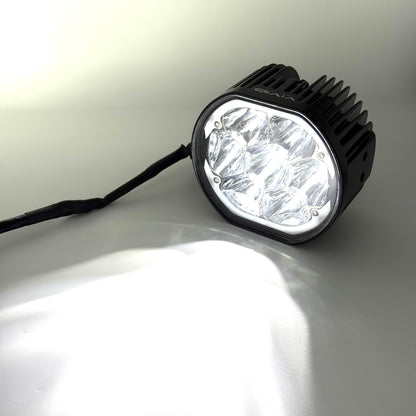 5" 45W Round LED Pod Lights with Amber DRL – Linkable LED Light Bar for Off-Road Truck, 4x4 Jeep, ATV, UTV-4