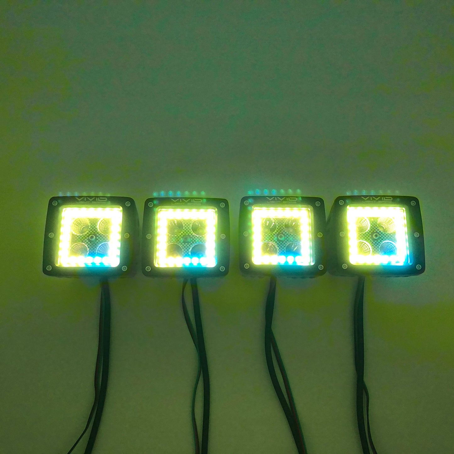 3.2'' Strobe LED Pods with RGBW Chasing Halo Rings-4