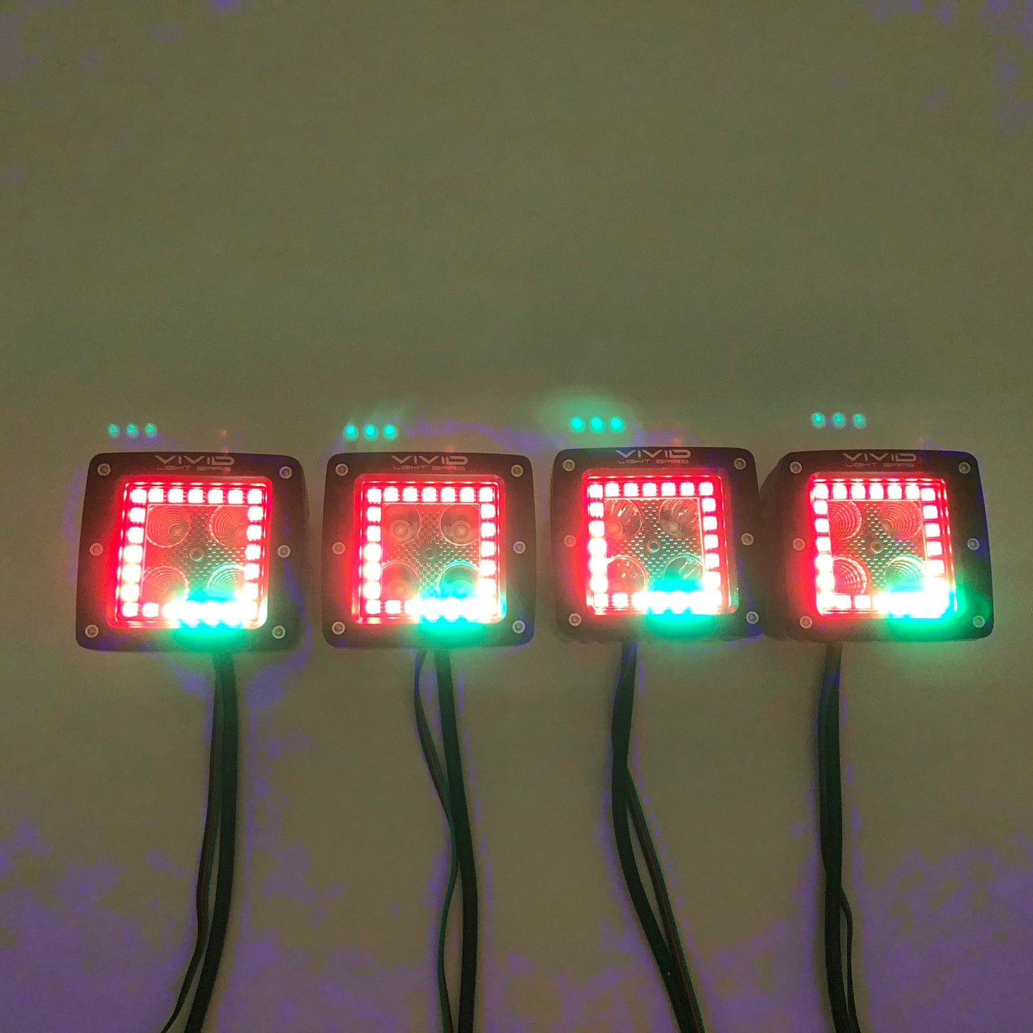 3.2'' Strobe LED Pods with RGBW Chasing Halo Rings-3