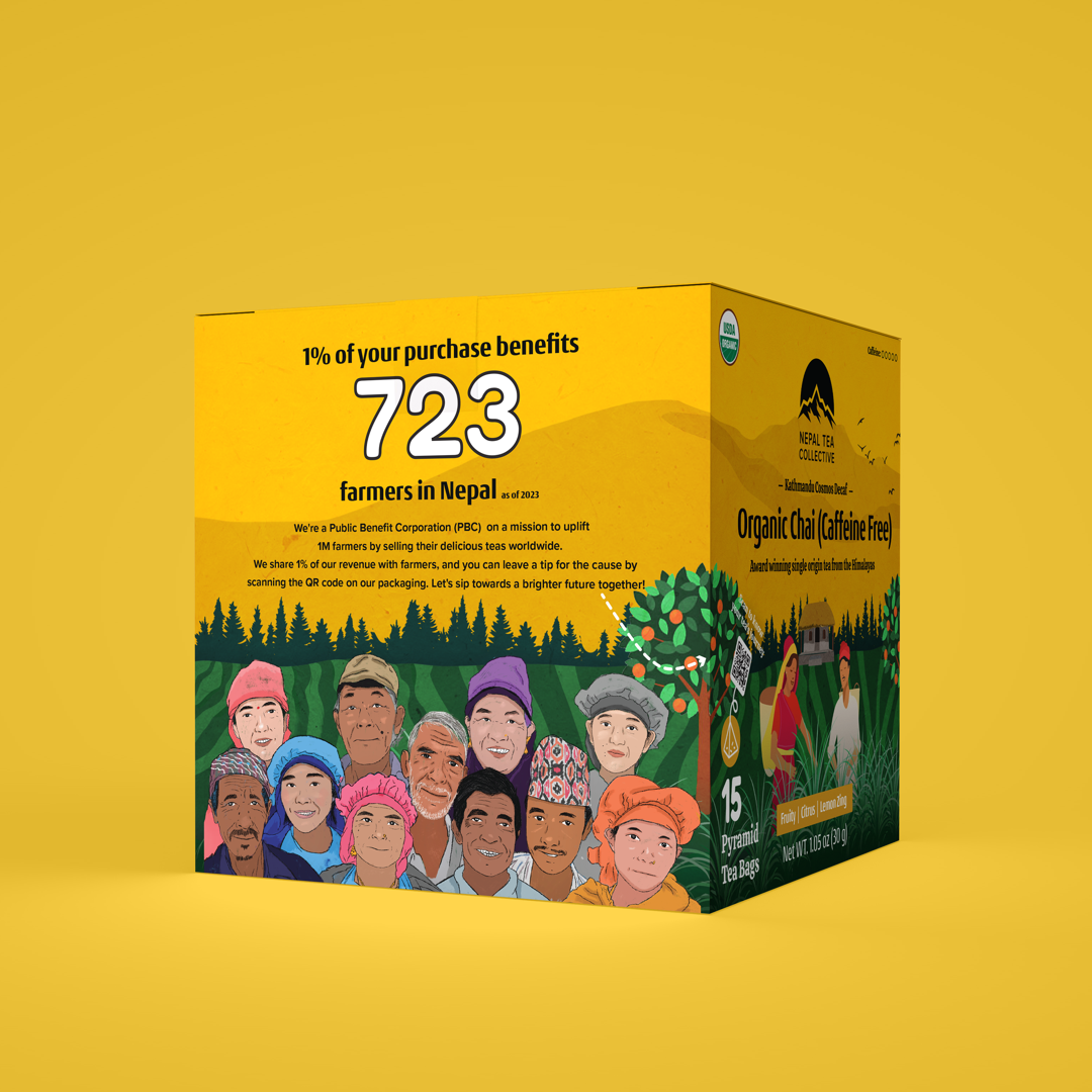 Kathmandu Cosmos Decaf (Herbal Chai) - Tea Bags (Set of 6) | Wholesale-4