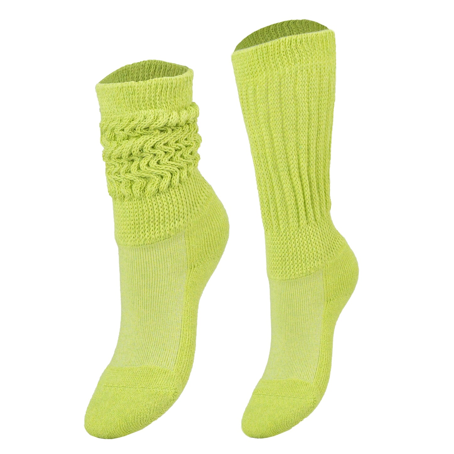 Kids Cotton Knee High Slouch Socks – 1 Pair – Ages 3-15 – Soft, Elastic & Breathable-0