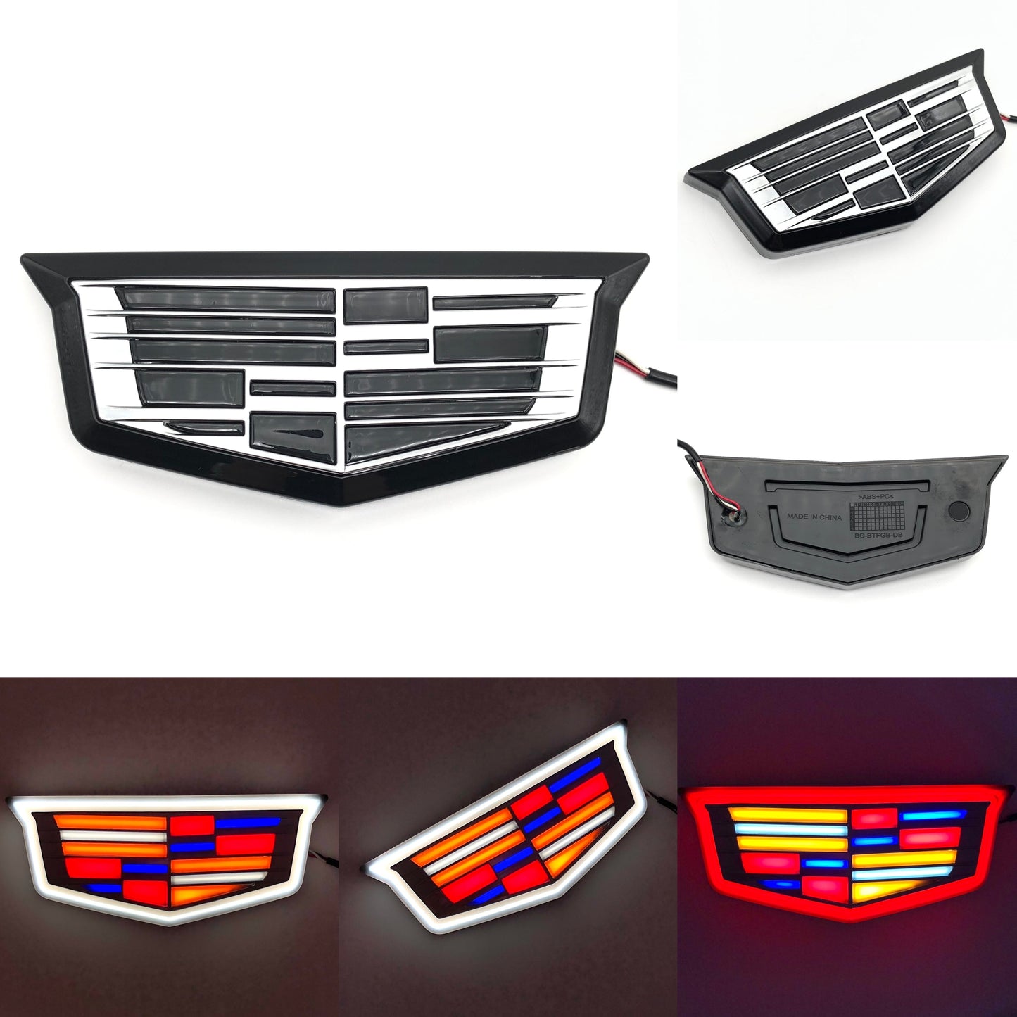 Cadillac Trunk Emblem LED Dynamic Lighted Logo – Not Compatible with Push-Button Trunk Release-1