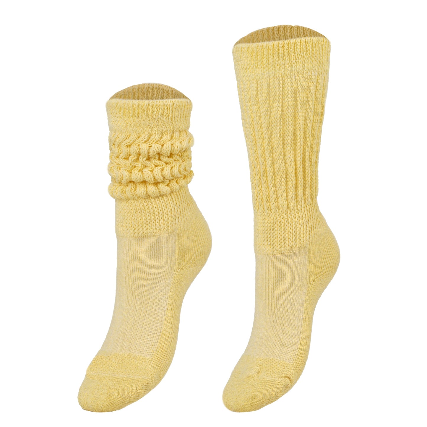 Kids Cotton Knee High Slouch Socks – 1 Pair – Ages 3-15 – Soft, Elastic & Breathable-2