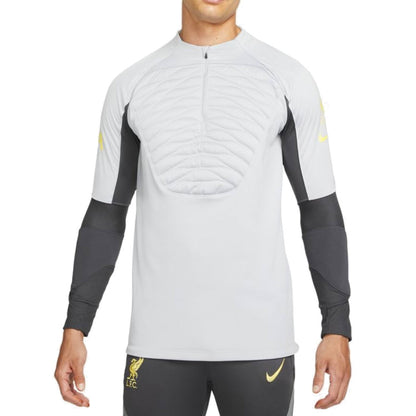 Liverpool FC grey training Thermal soccer tracksuit 2022 - Nike-0