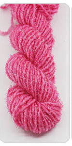 Acrylic Yarn with Metallic Thread for Knitting and Crochet