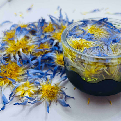 Egyptian Blue Lotus Flowers – Dried Nymphaea Caerulea for Tea, Relaxation & Wellness | Ceylon organic-1