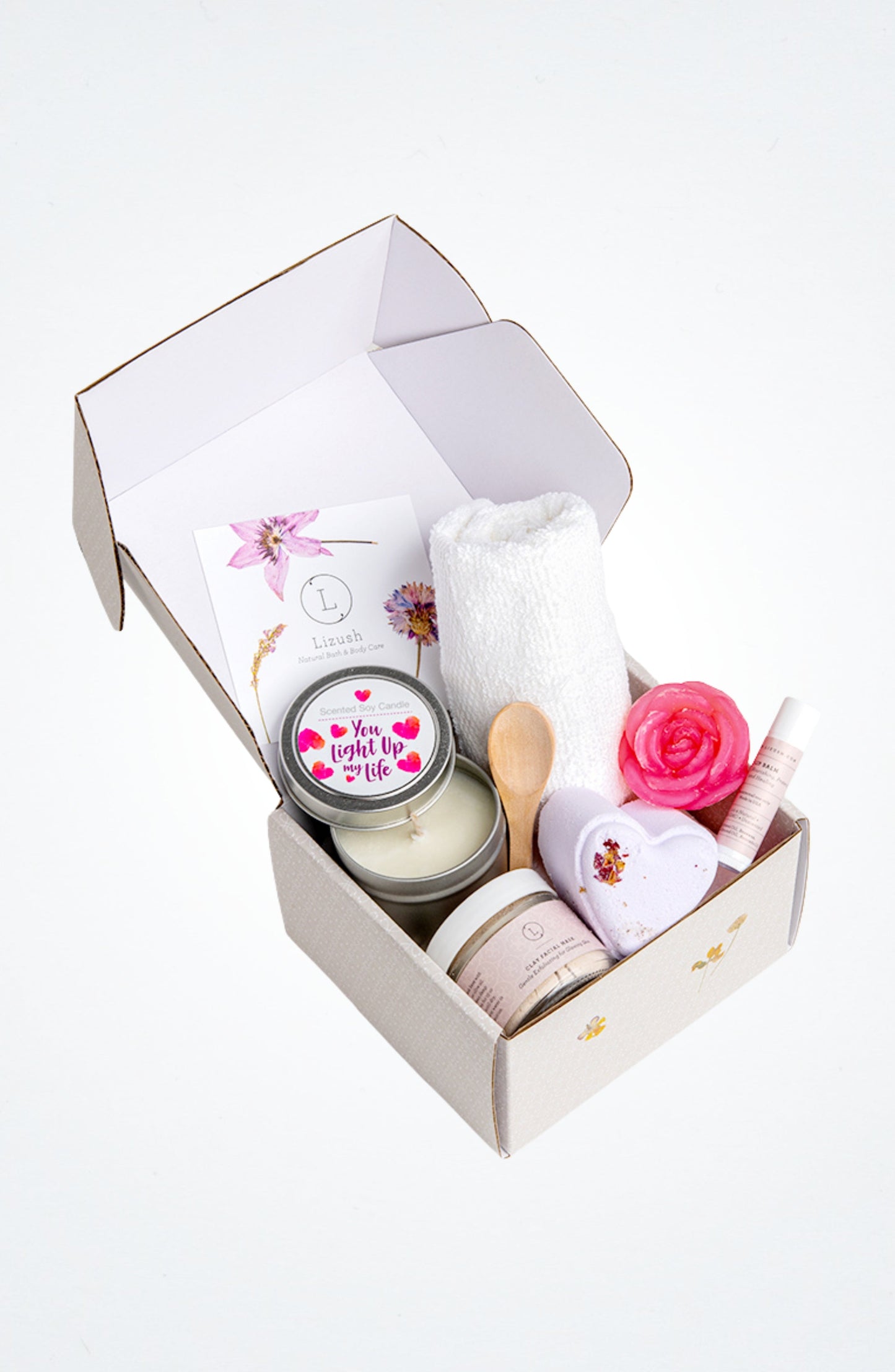Cute LOVE Special Gift Box, Natural Skincare Gift Box, Mother's Day Gift, BFF, Sister-1