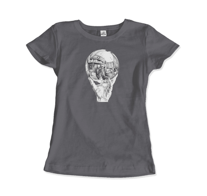 M.C. Escher Hand with Reflective Globe T-Shirt-11
