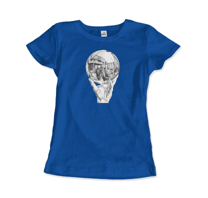 M.C. Escher Hand with Reflective Globe T-Shirt-14