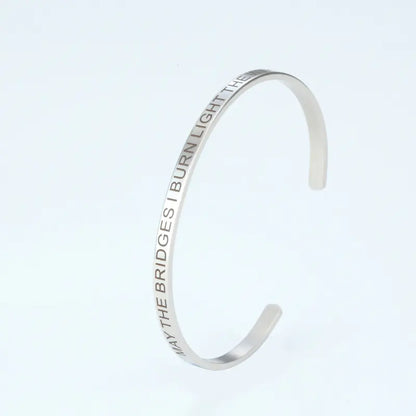 Engraved Bracelet for Women