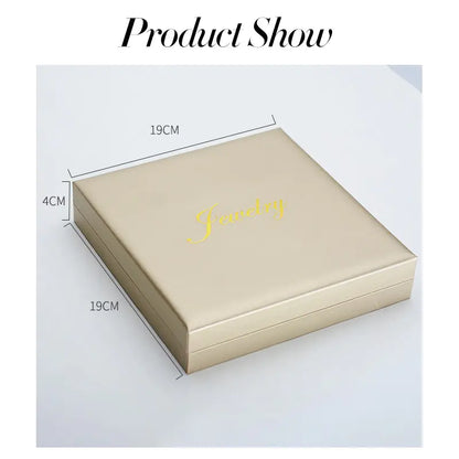 Jewelry Gift Box with Velvet Finish for Necklaces & Rings