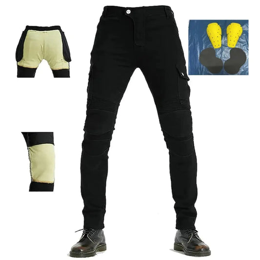 Men's Drop-Resistant Multi-Pocket Biker Pants