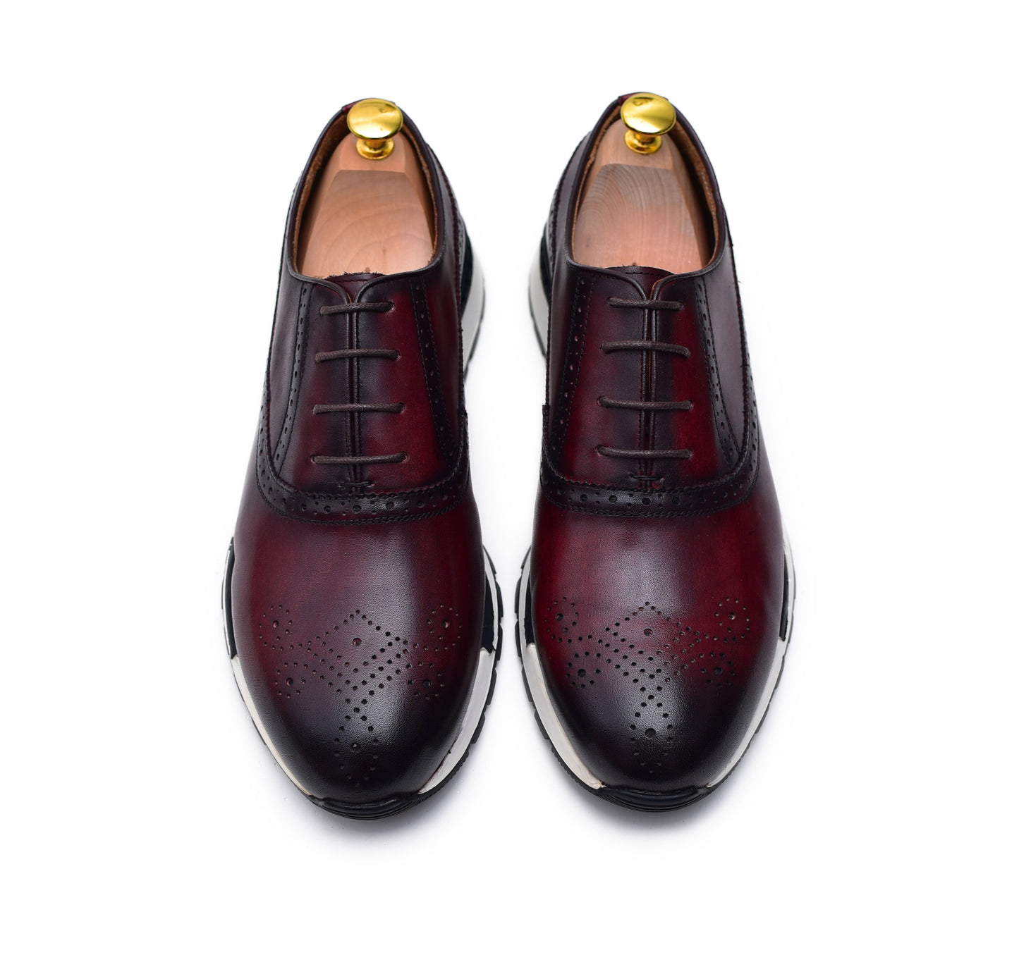 Archie II - Burgundy Oxford Sneakers-1