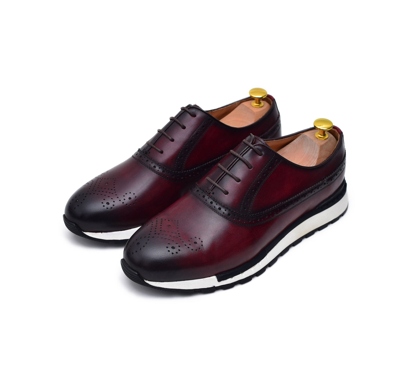 Archie II - Burgundy Oxford Sneakers-2