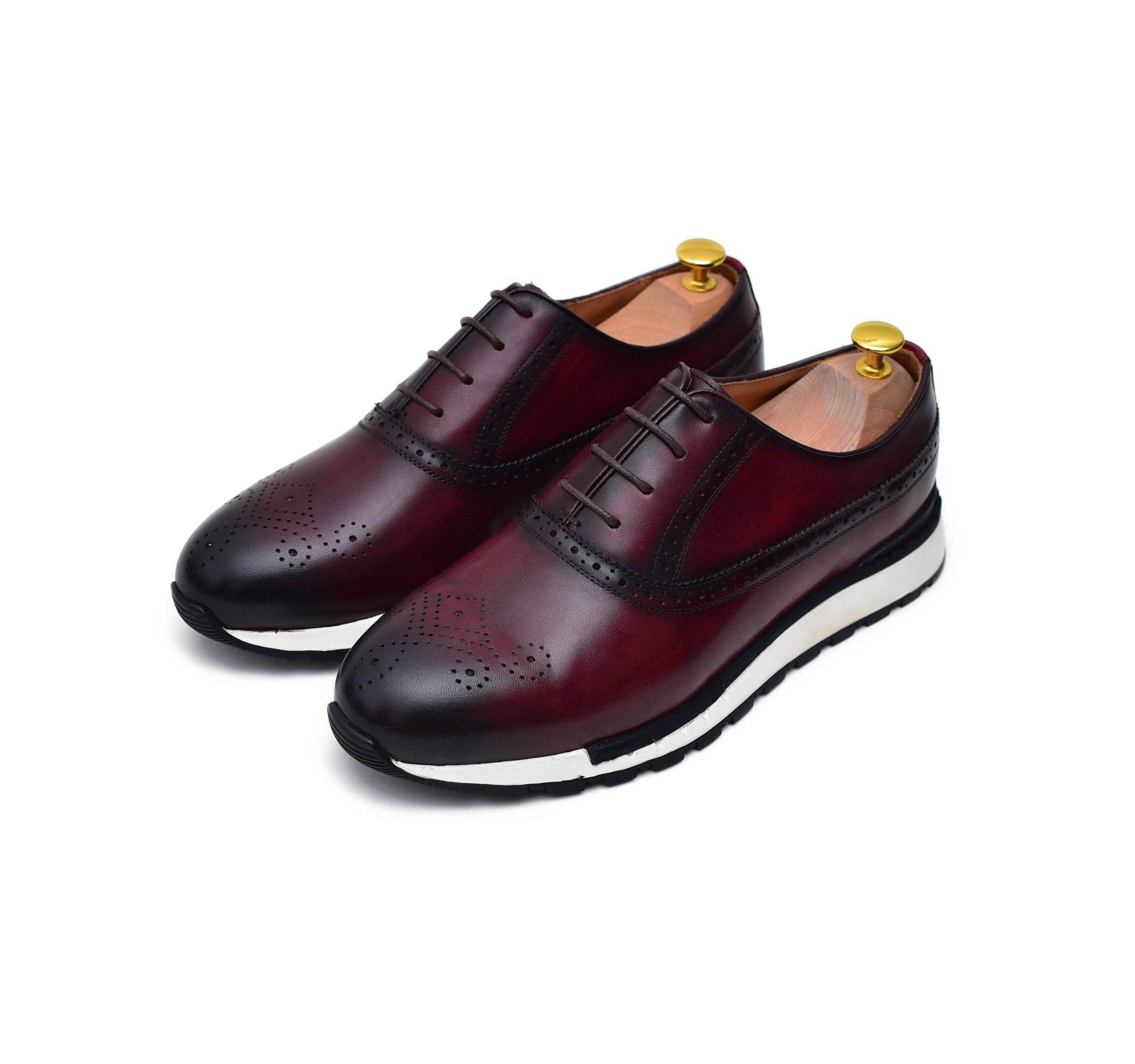 Archie II - Burgundy Oxford Sneakers-2