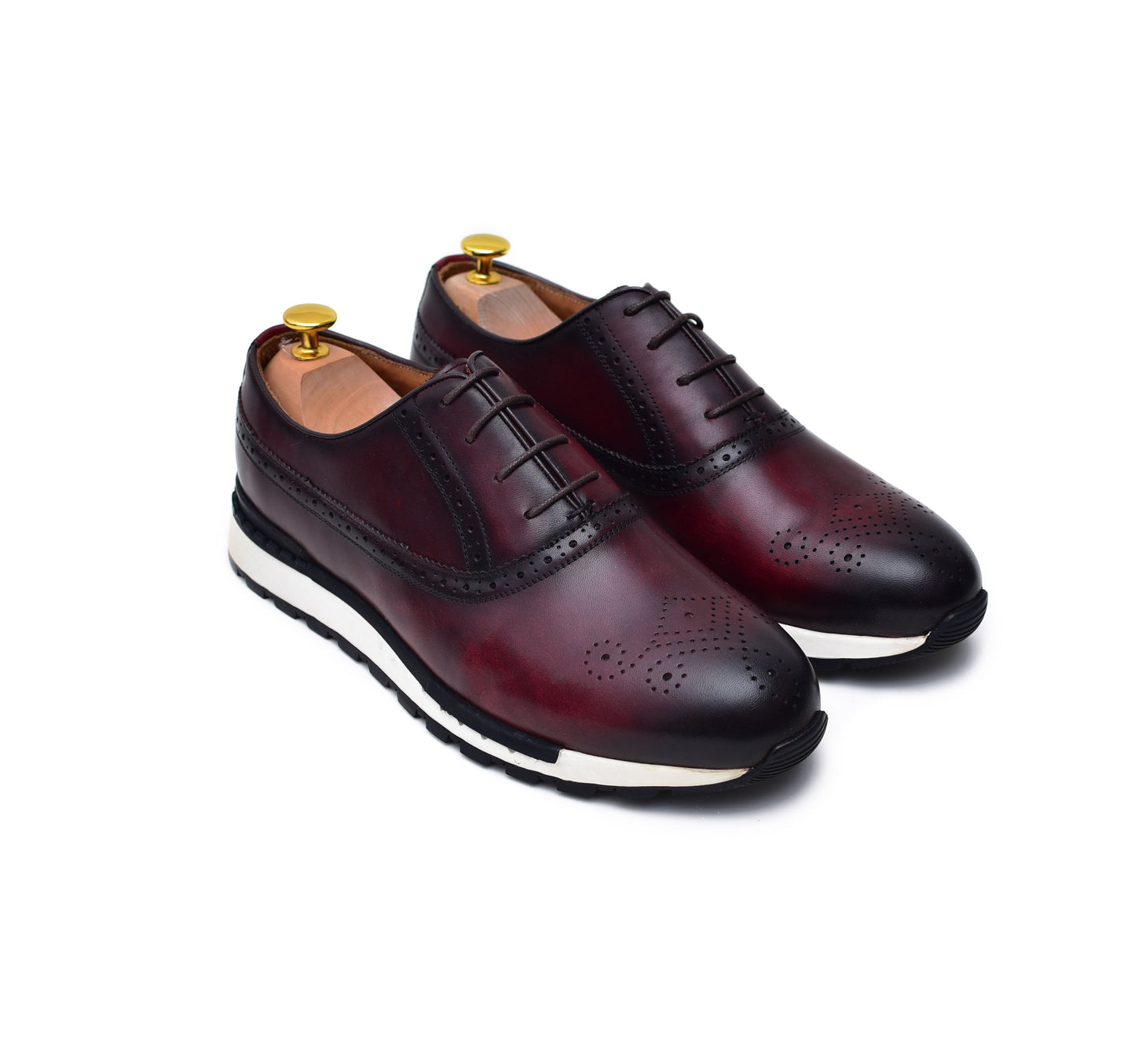 Archie II - Burgundy Oxford Sneakers-0
