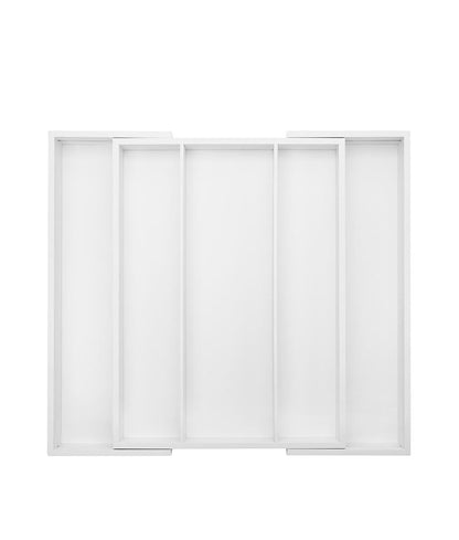 Cutlery And Utensil Organizer Tray White-1