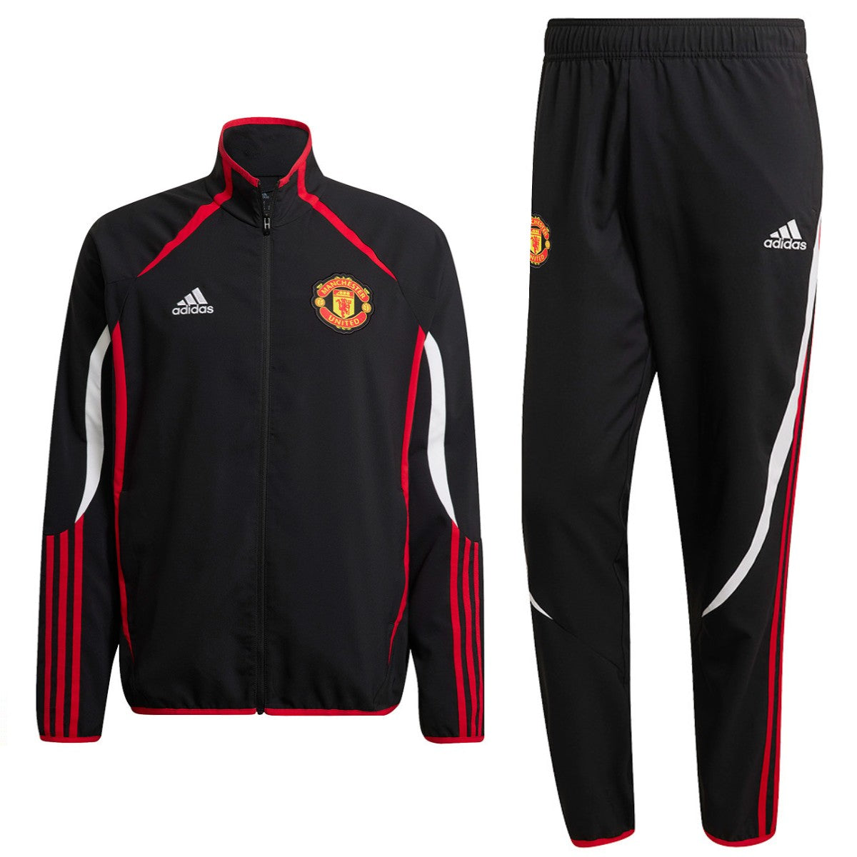 Manchester United retro woven presentation tracksuit 2022 - Adidas-0