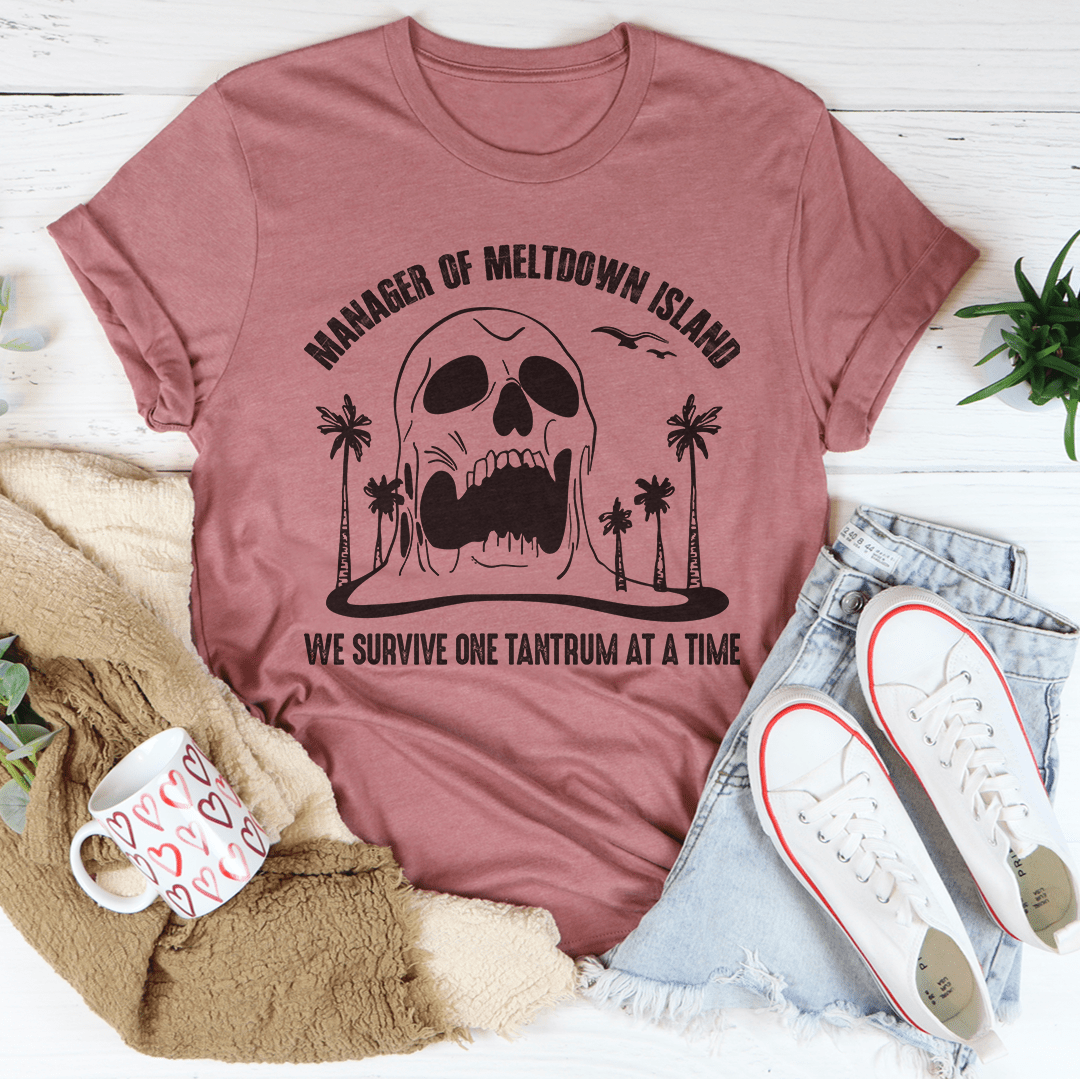 Manager Of Meltdown Island Tee-3