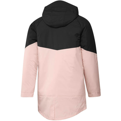 Manchester United Soccer parka down jacket 2023 pink/black - Adidas-1