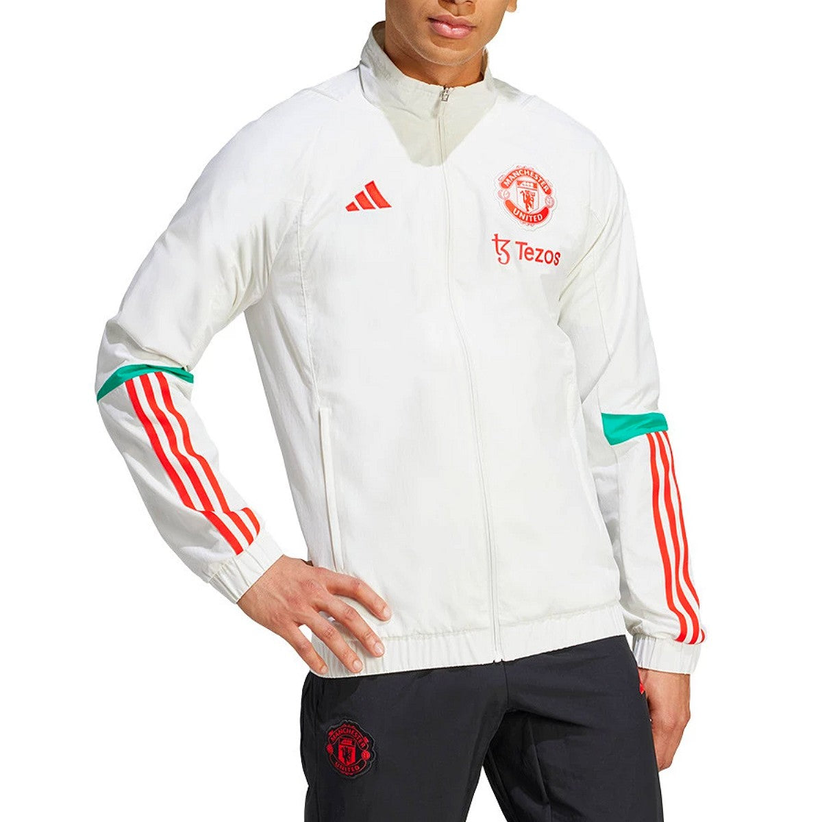 Manchester United training presentation Soccer tracksuit 2023/24 - Adidas-1