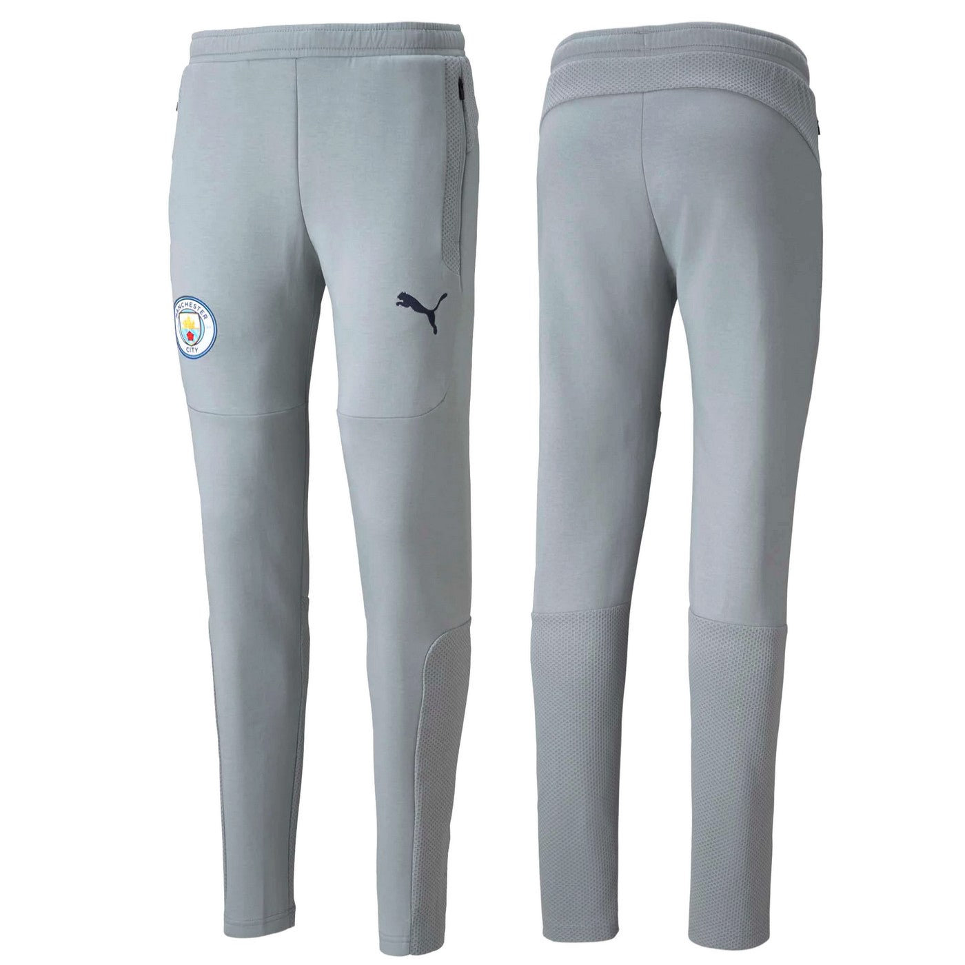 Manchester City hooded Casual presentation tracksuit 2022 navy/grey - Puma-3
