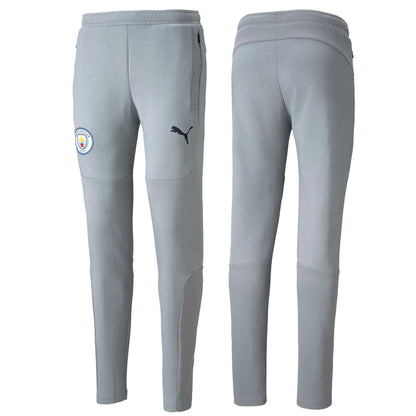 Manchester City hooded Casual presentation tracksuit 2022 navy/grey - Puma-3