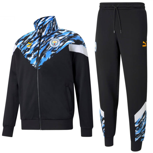 Manchester City Iconic Fans presentation Soccer tracksuit 2021 - Puma-0