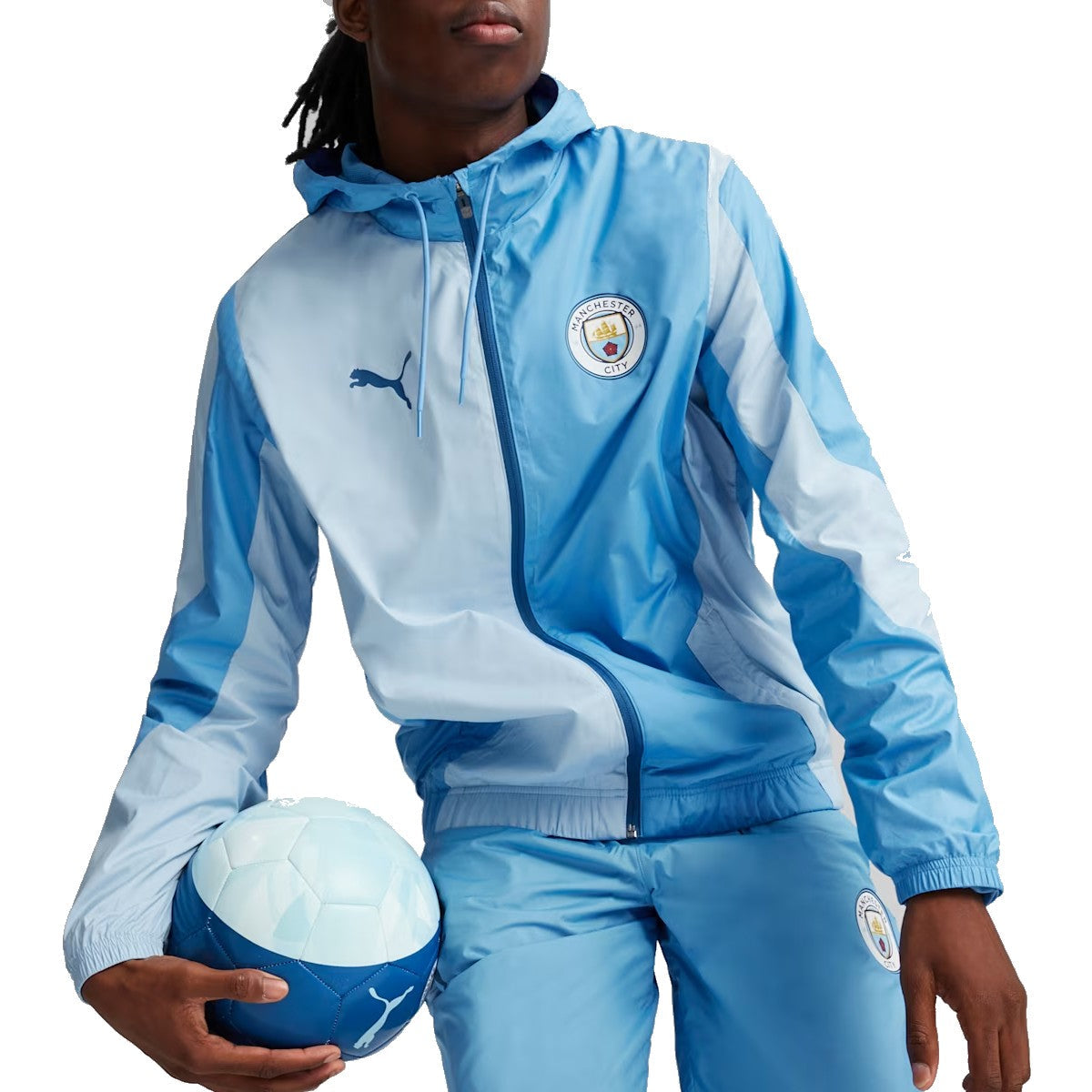 Manchester City light blue pre-match presentation tracksuit 2023/24 - Puma-0
