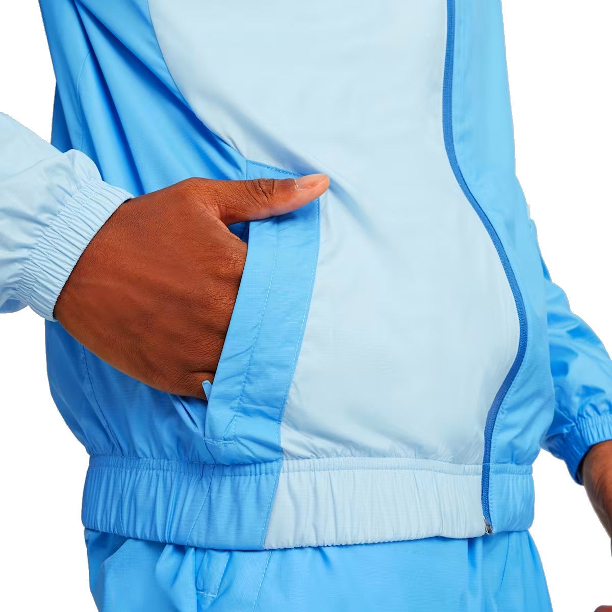 Manchester City light blue pre-match presentation tracksuit 2023/24 - Puma-2