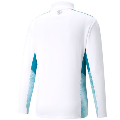 Manchester City white/blue training technical tracksuit 2022 - Puma-4
