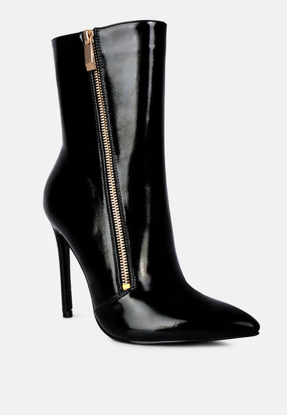 Mania High Heeled Ankle Boots-3