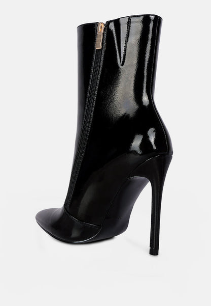 Mania High Heeled Ankle Boots-4