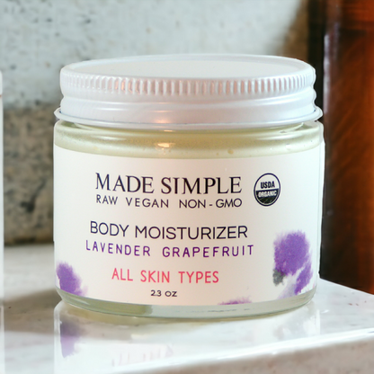 Lavender Grapefruit Moisturizer - Certified Organic, Vegan & Cruelty-free-3