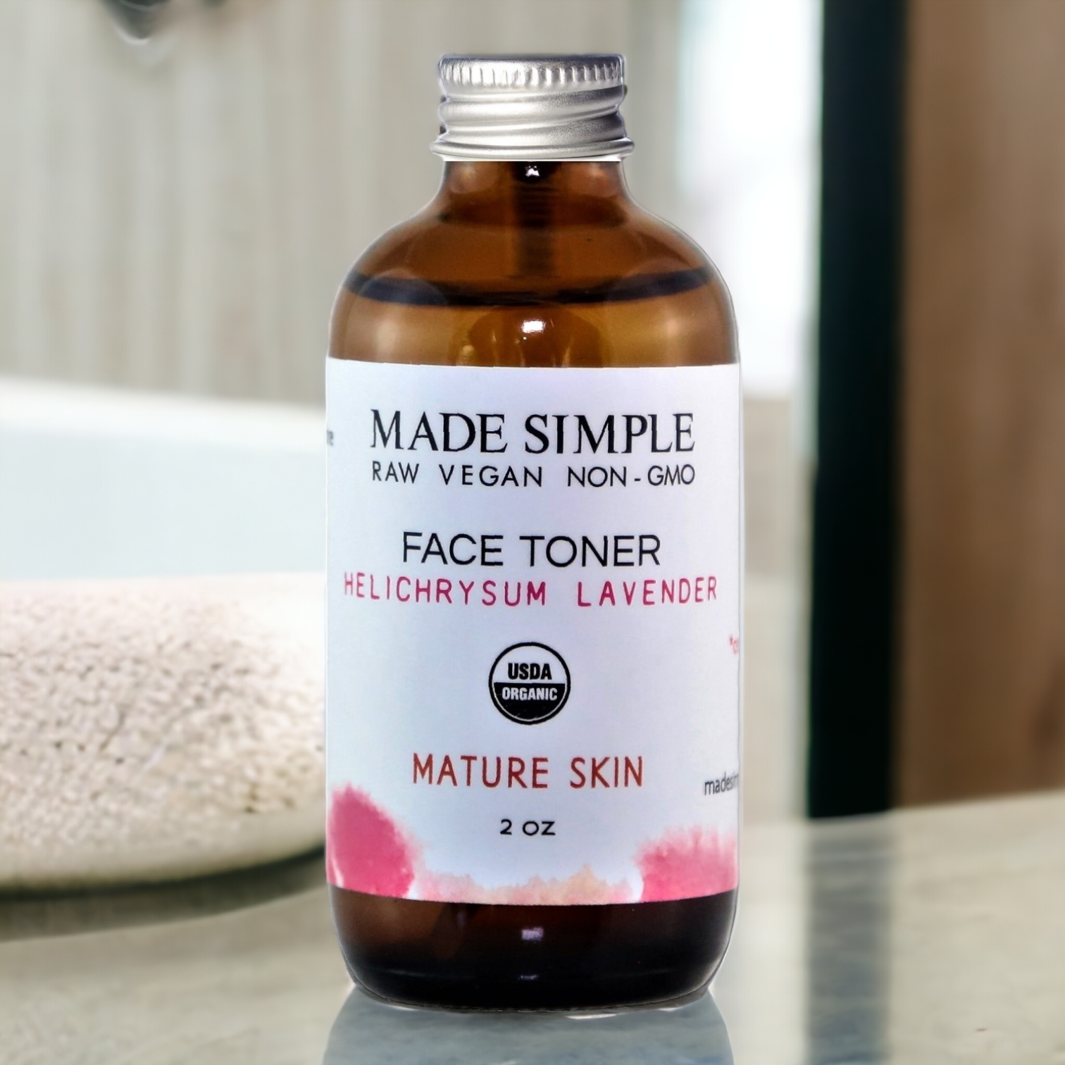 Helichrysum Lavender Face Toner for Mature Skin - Certified Organic, Vegan & Cruelty-free-6