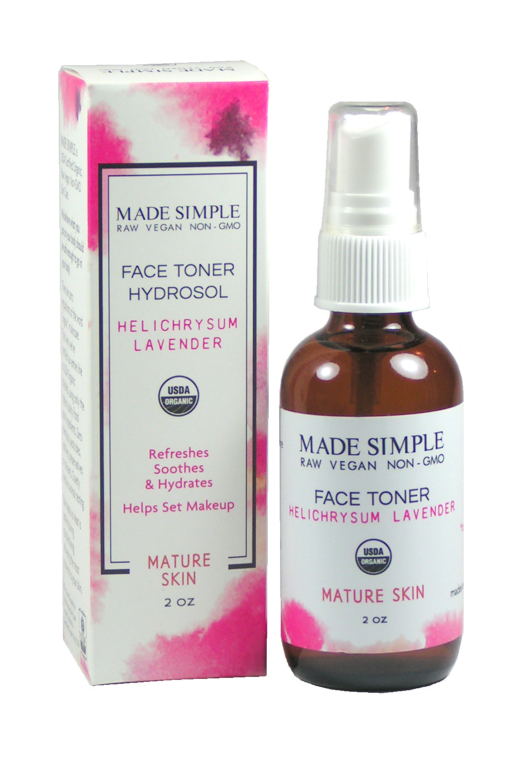 Helichrysum Lavender Face Toner for Mature Skin - Certified Organic, Vegan & Cruelty-free-2