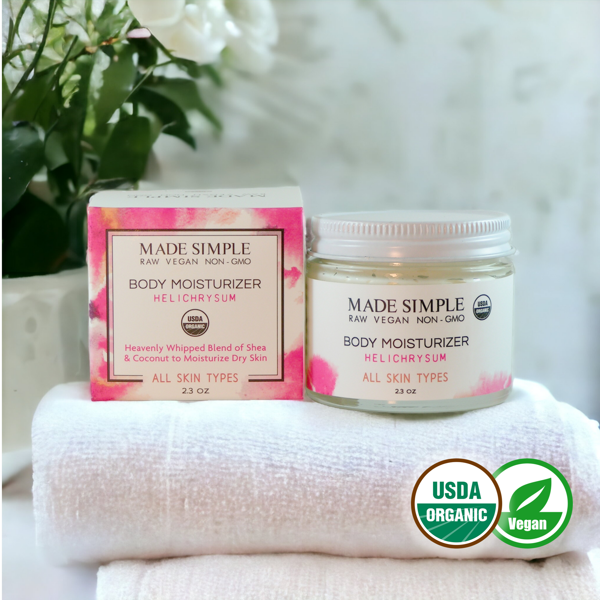 Helichrysum Moisturizer - Certified Organic, Vegan & Cruelty-free-1