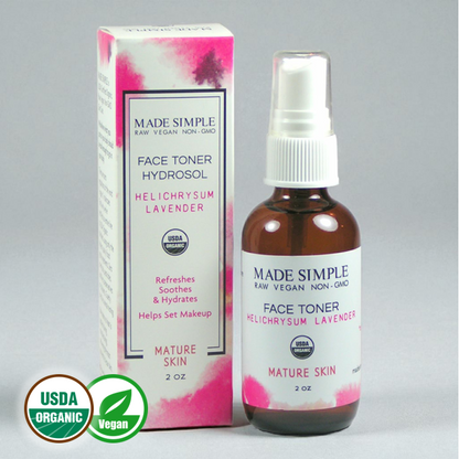 Helichrysum Lavender Face Toner for Mature Skin - Certified Organic, Vegan & Cruelty-free-0