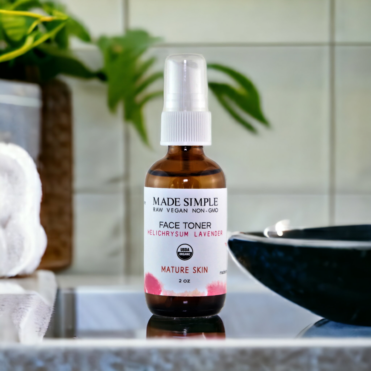 Helichrysum Lavender Face Toner for Mature Skin - Certified Organic, Vegan & Cruelty-free-4