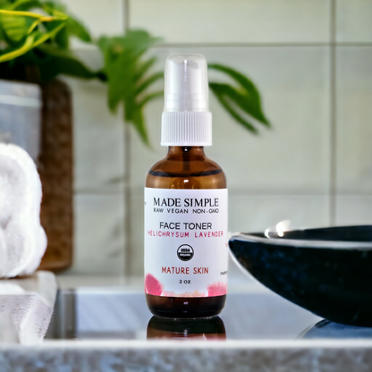 Helichrysum Lavender Face Toner for Mature Skin - Certified Organic, Vegan & Cruelty-free-4