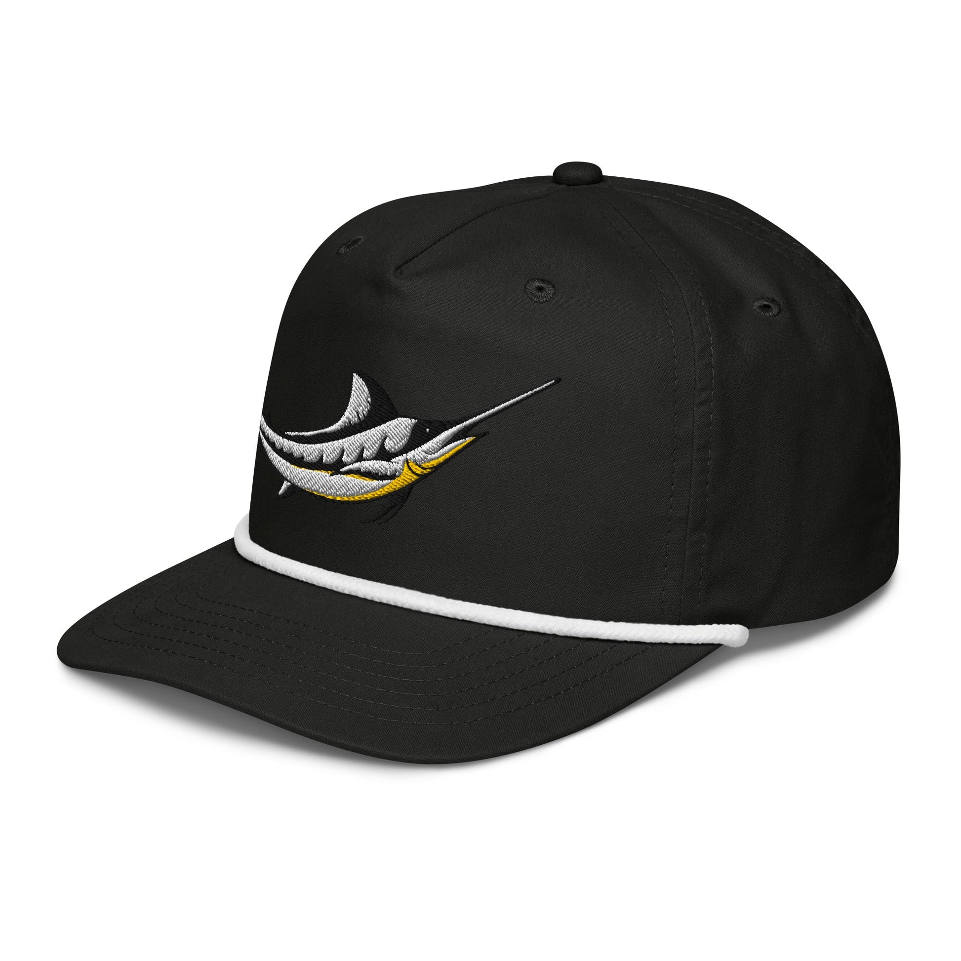 Marlin Retro Rope Hat – Offshore Fishing & Golf Snapback Cap-2