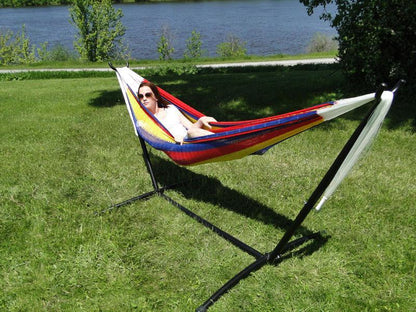 Double Mayan Hammock with Universal Stand - Part of the Collective Marketplace Collection-0