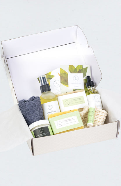 Father's Day Gift -Fresh earthy Natural skincare set, Eucalyptus Men Grooming kit-1