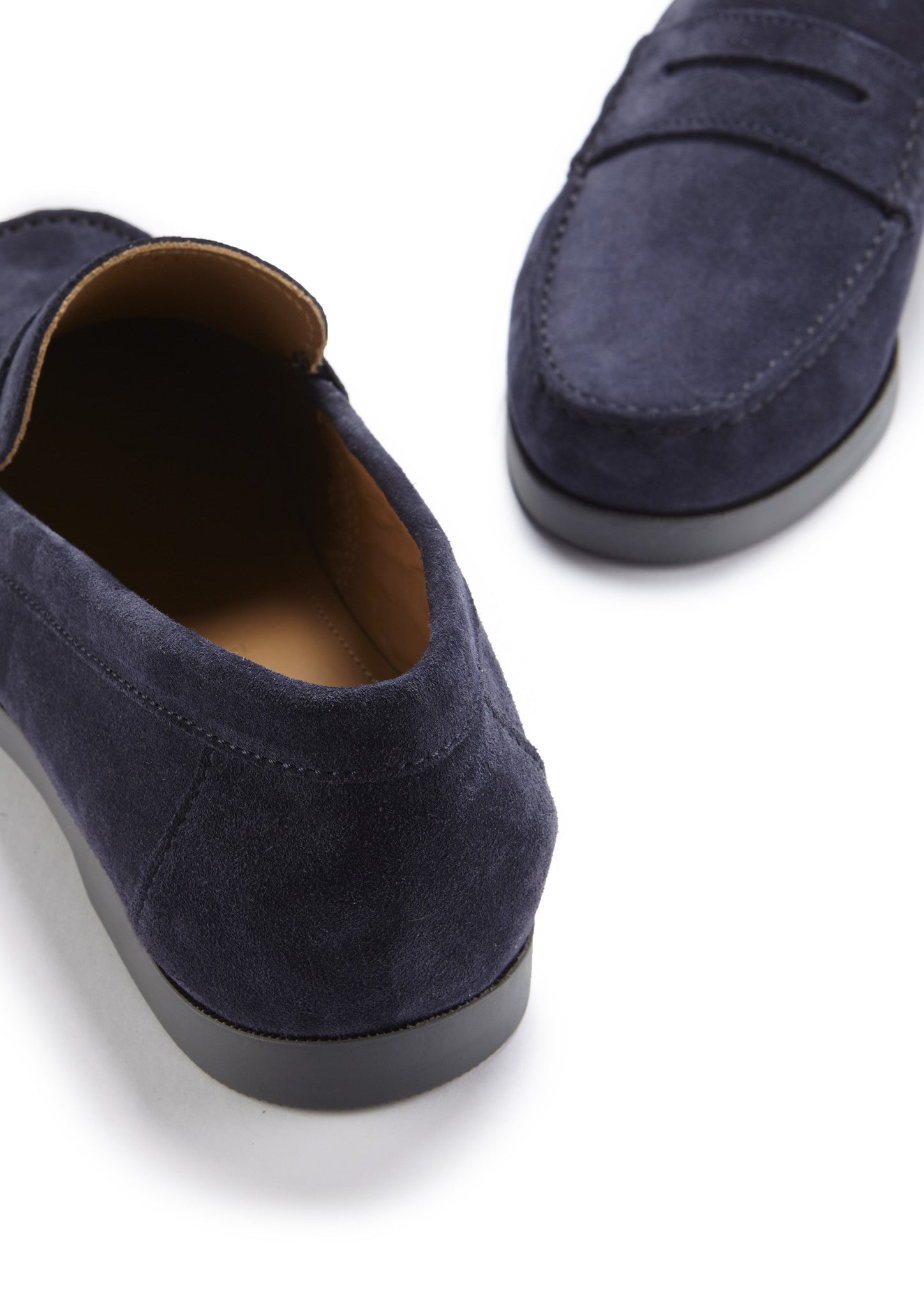 Boat Loafers, navy blue suede-3