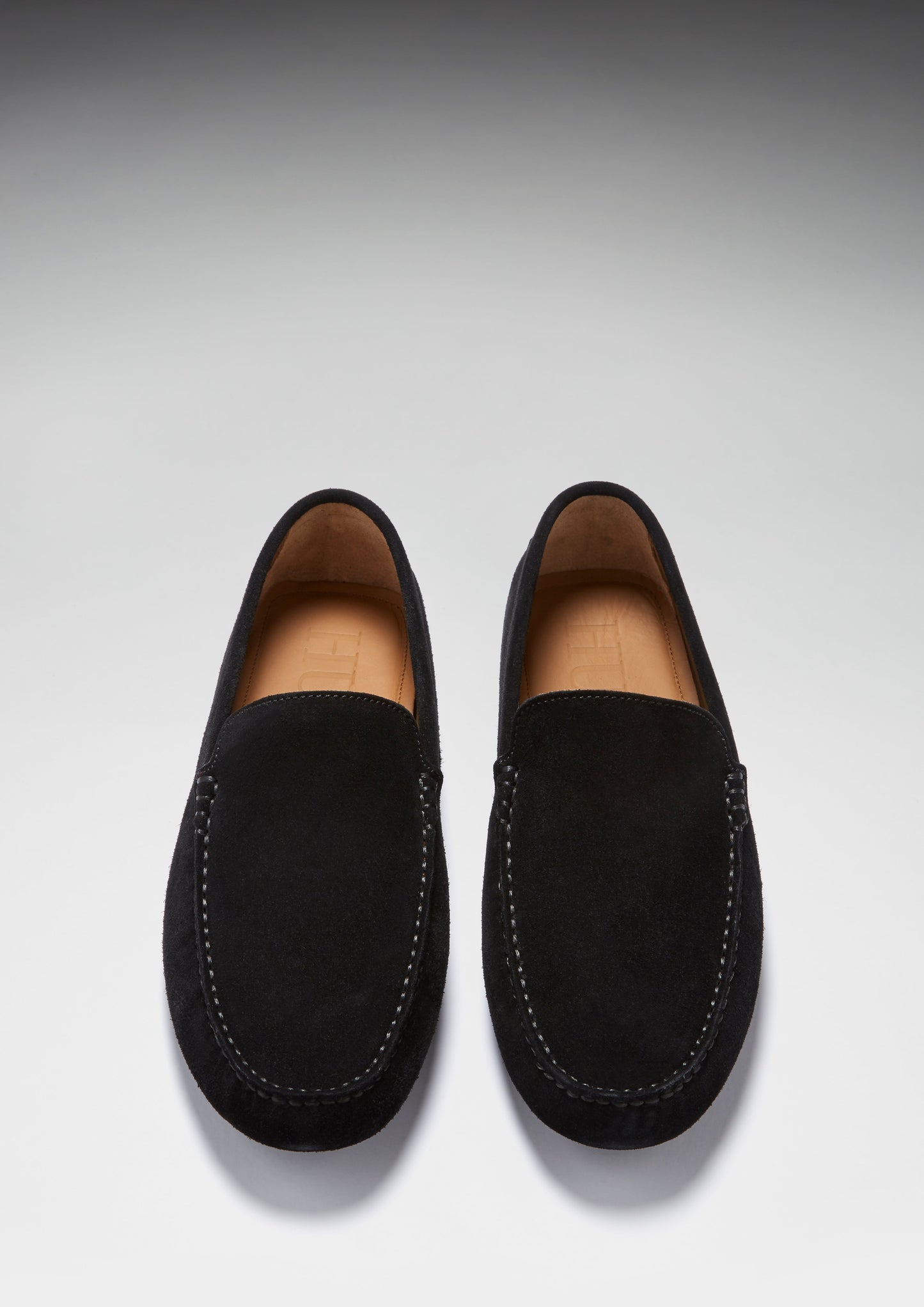 Driving Loafers, black suede-1