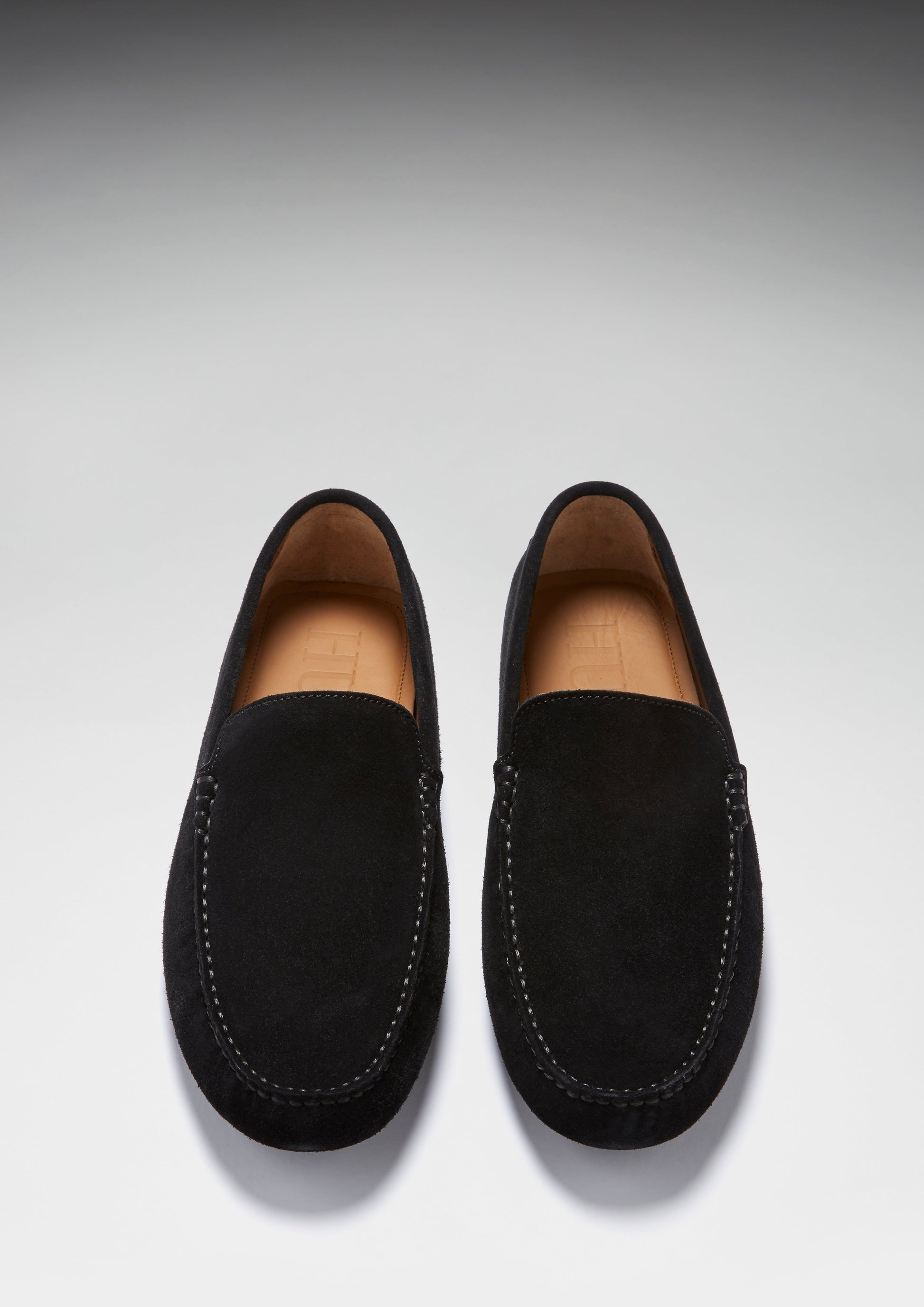 Driving Loafers, black suede-1